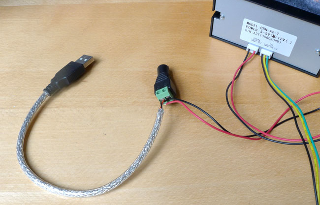 Pi printer power wiring