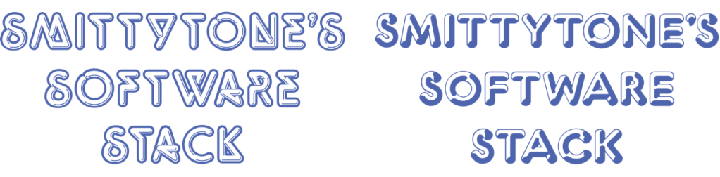 Quicksilver and Pluto Shadow font sample