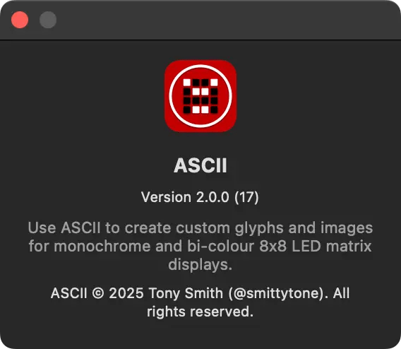ASCII's about dialog