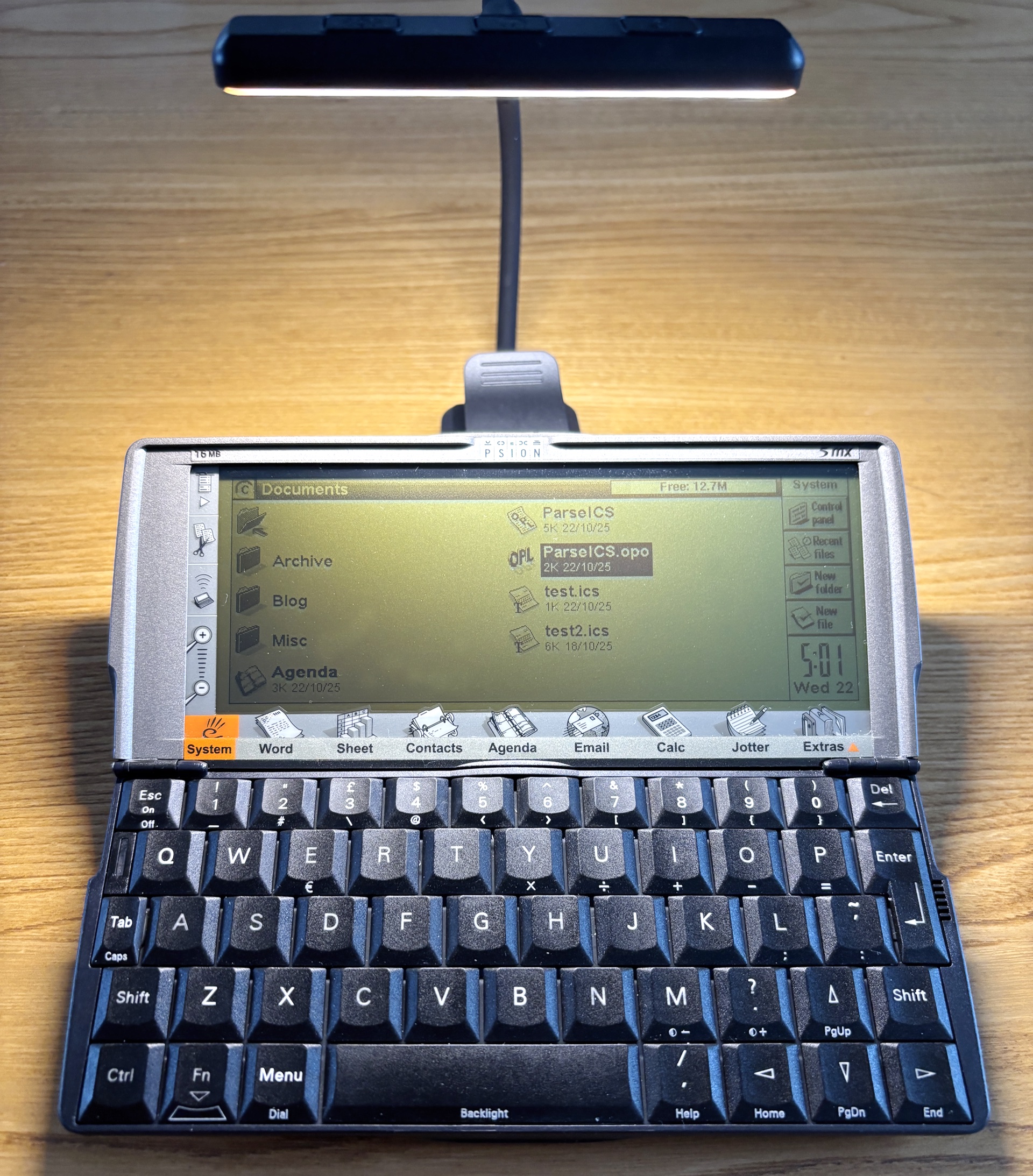 Illuminating your retro tech. Image © 2025, Tony Smith (@smittytone). All rights reserved