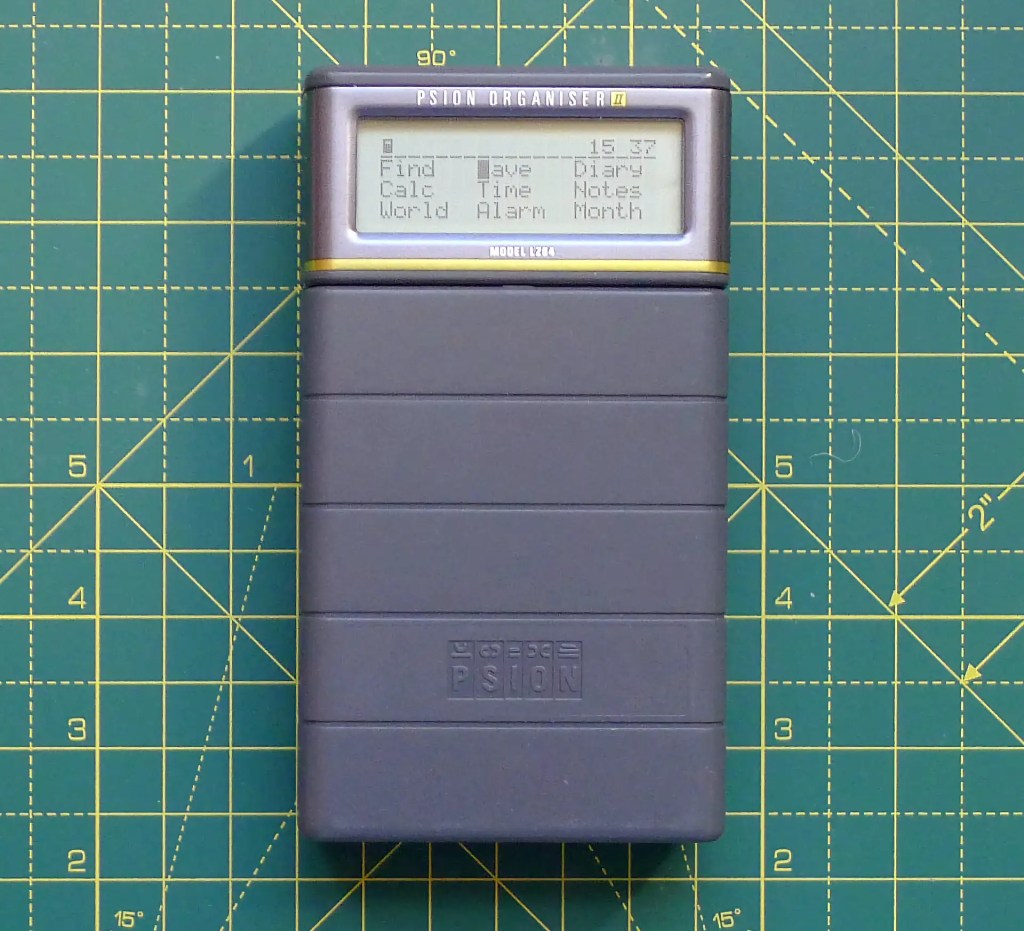 Psion Organiser II LZ64. Image © 2026, Tony Smith (@smittytone). All rights reserved.